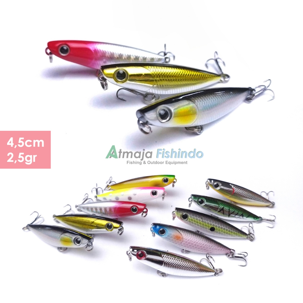 Lure Pencil Mini WTD Umpan Casting Floating 4,5cm 2,5gr Top Water NE320