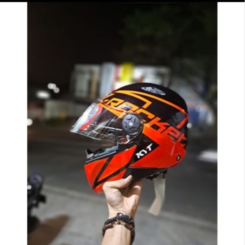 HELM KYT X ROCKET FULL WARNA ORIGINAL PRODUK