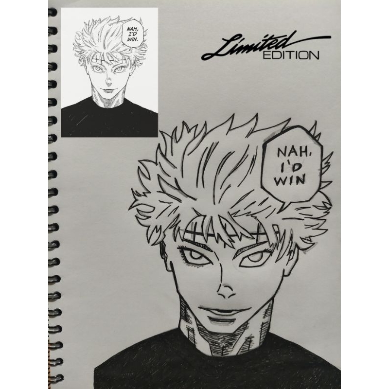 

( Limeted Edition ) GOJO SATORU Drawing Anime Sketchbook A5