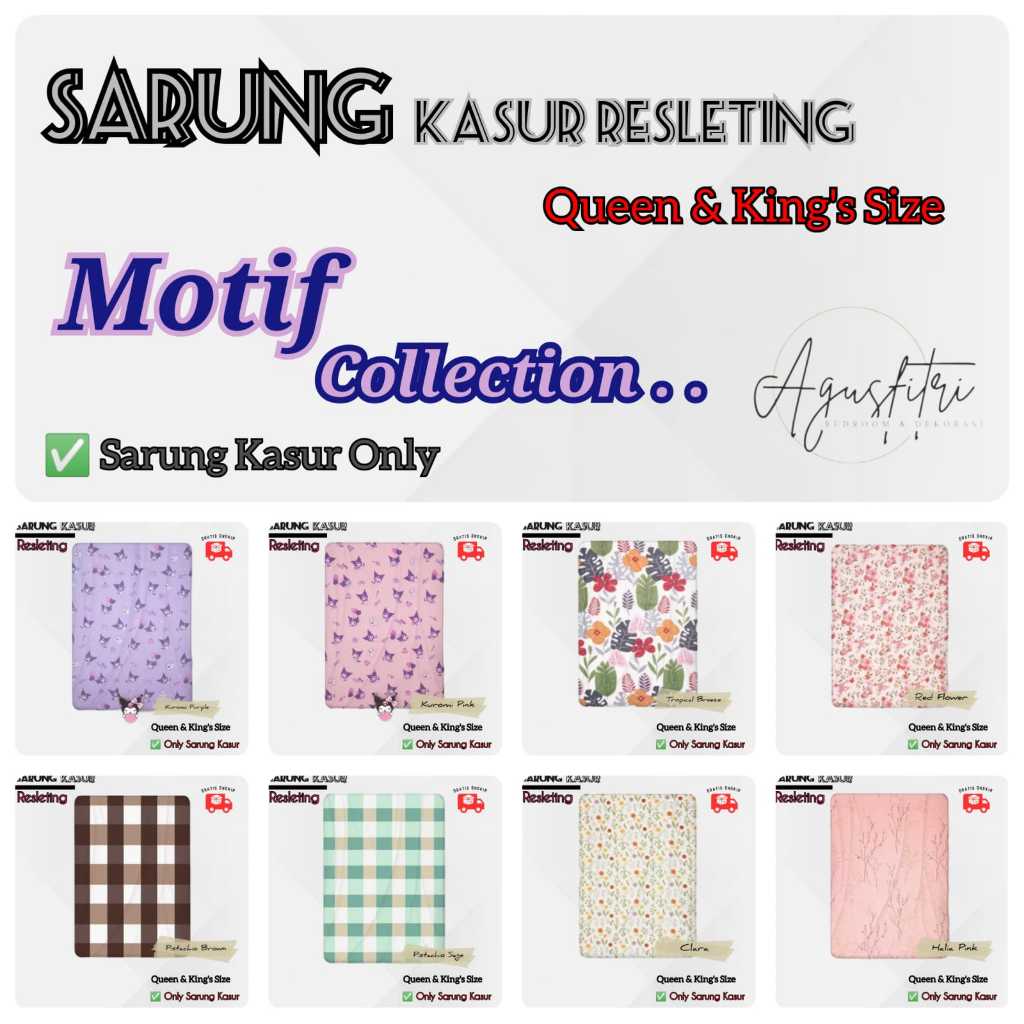 Sarung Kasur Busa Sprei Resleting 160x200x5 160x200x10 160x200x15 160x200x20 160x200x25 160x200x30
