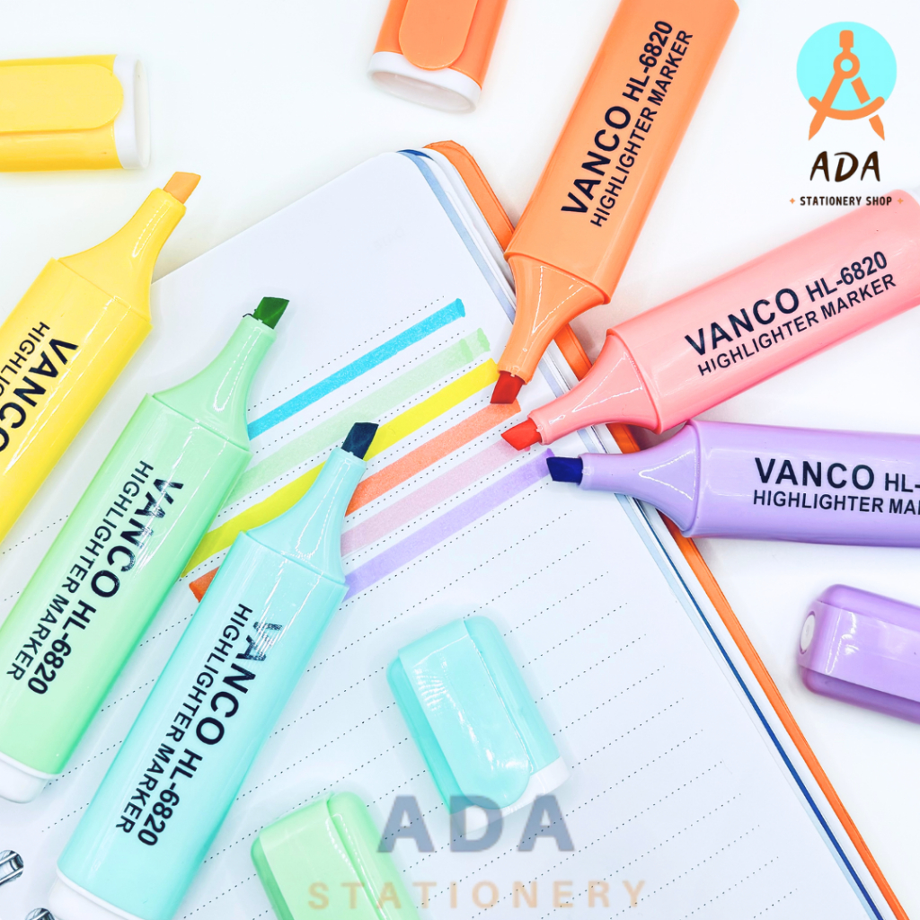 

ready HIGHLIGHTER VANCO HL-6820 (tersedia dalam 1 set dan satuan)