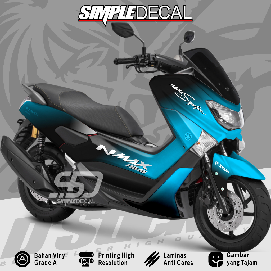 Decal Stiker Nmax Old Fullbody 2015 2016 2017 2018 2019 Terlaris New Motif Simple Maxi Signatur