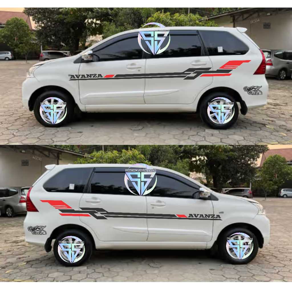 Cutting Stiker Mobil Avanza Veloz Stiker Mobil Toyota Avanza Veloz Terbaru