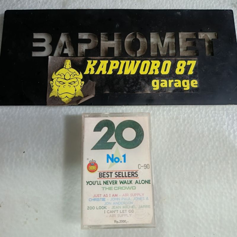 Kaset Pita Album Kompilasi lagu-lagu Populer Barat Lama