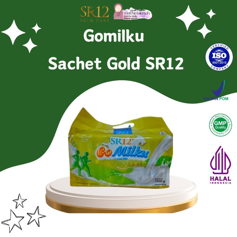 

Gomilku Gold Sachet SR12 /Susu kambing etawa Aman untuk penderita Diabetes/Susu Bebas Gula