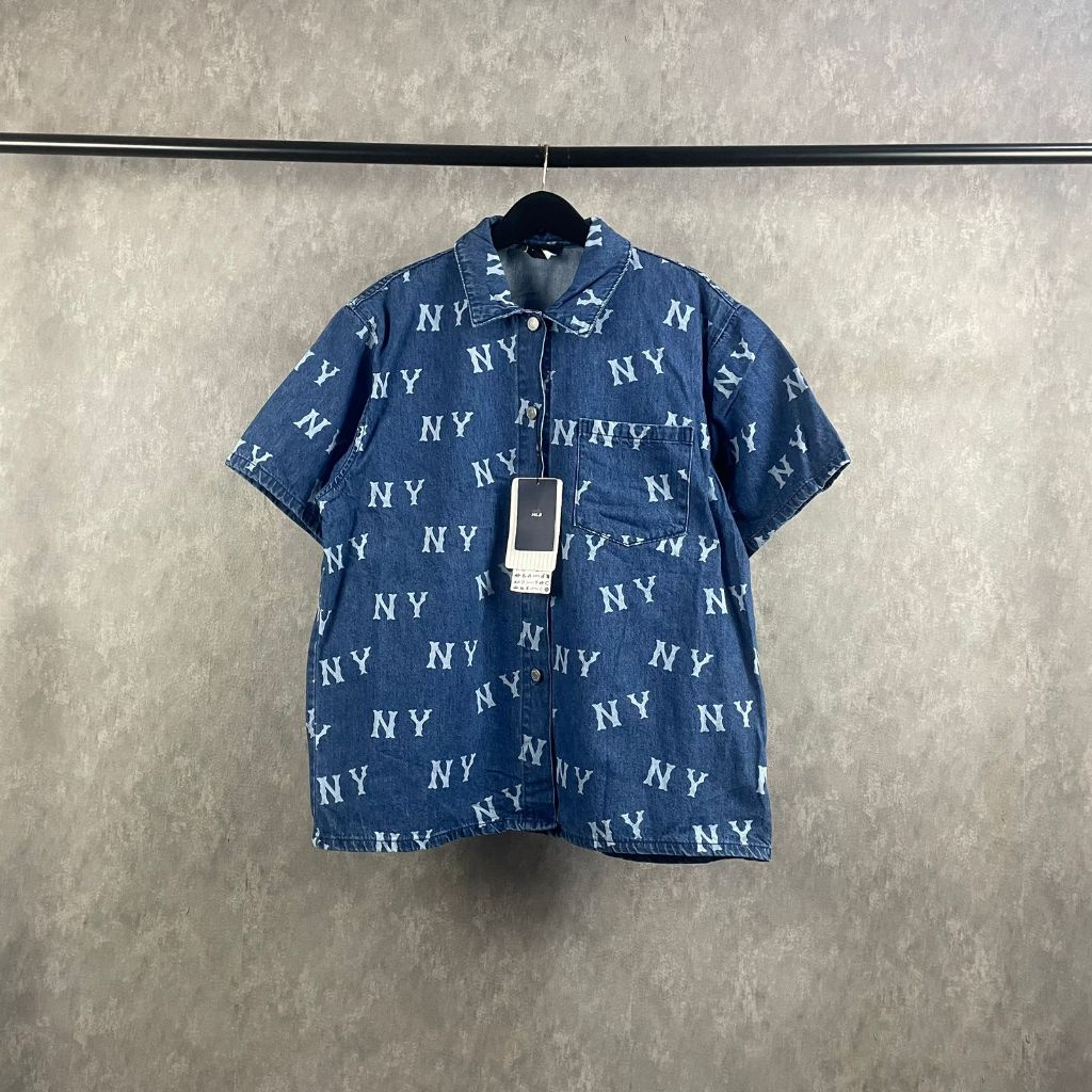 [VVIP QUALITY] Kemeja pria MLB baju atasan pria new arrival baju atasan pria kemeja lengan pendek-dc