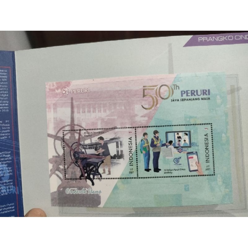 

PERURI 50 tahun Terbitan khusus perangko stamps