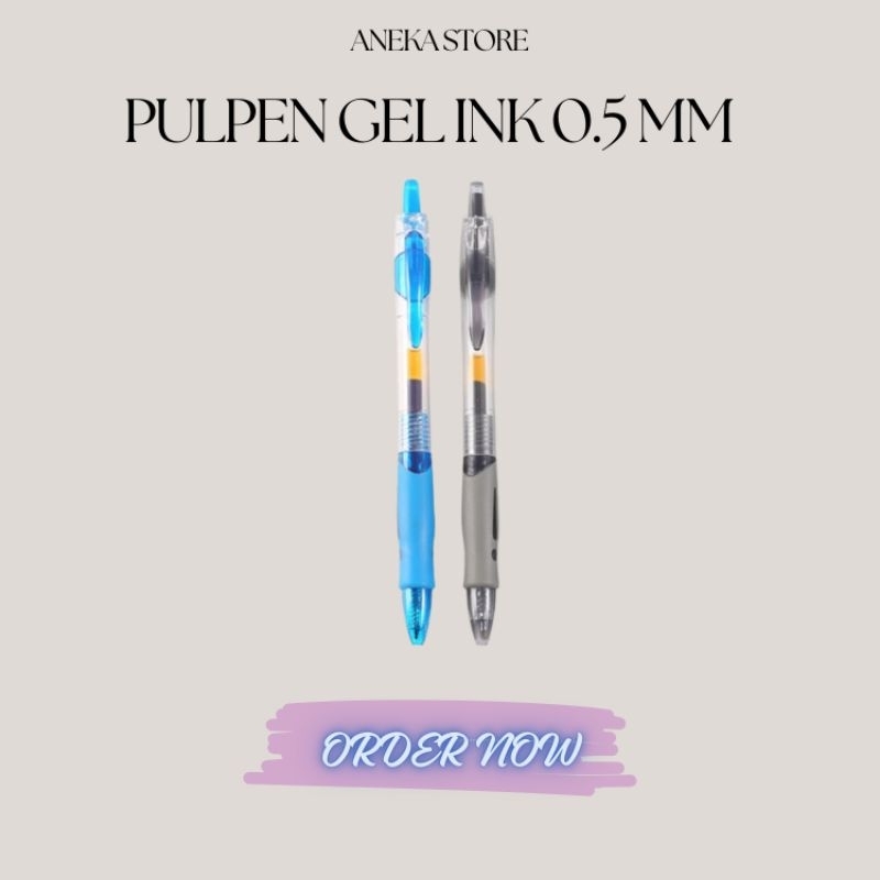 

00110 Bolpoint Gel 0.5mm_Pulpen Gel 0.5mm_Pulpen murah berkualitas