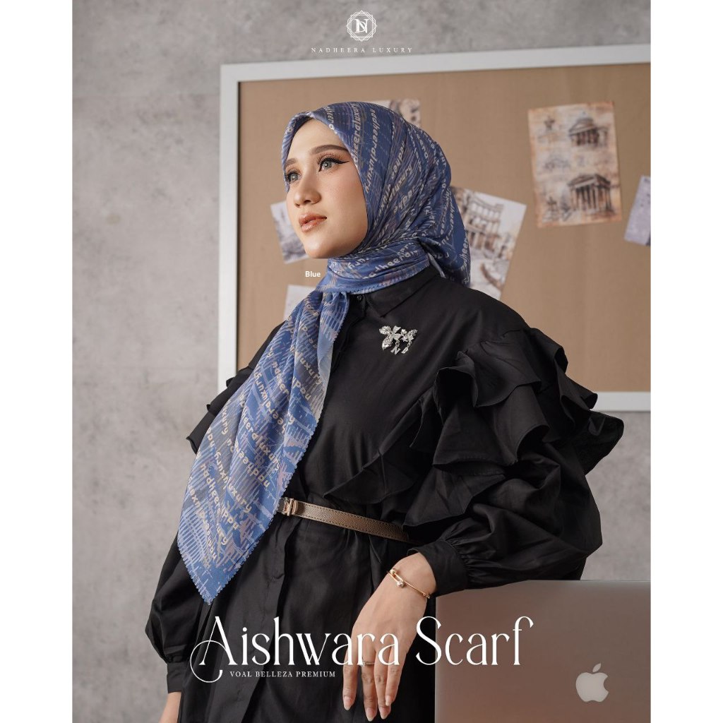 SCARF PROMO // AISHWARA SCARF NADHEERA LUXURY TERBARU // SCRAF NADHEERA LUXURY // SCARF // NADHEERA 