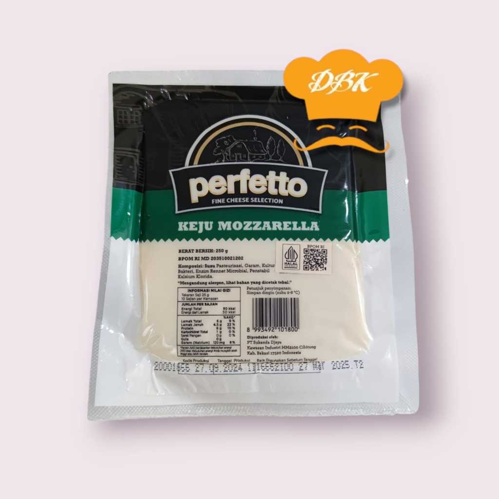 

Perfetto Keju Mozarella 250gr