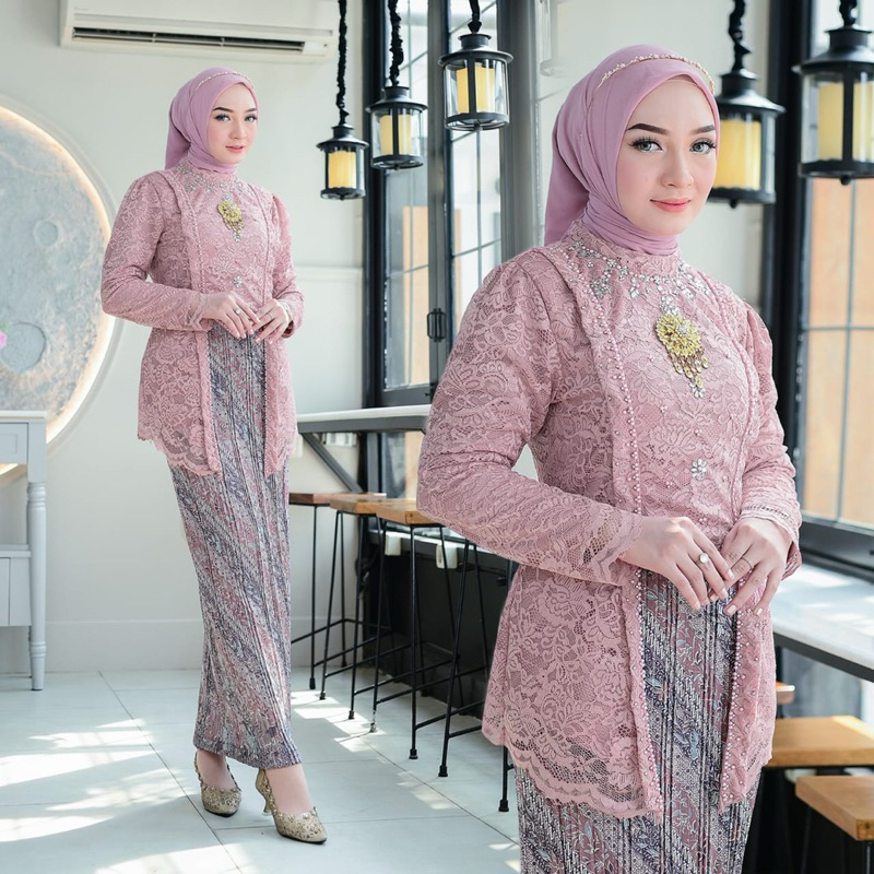 atasan kebaya Brukat/ Kebaya Brukat Payet/ Kebaya Wisuda
