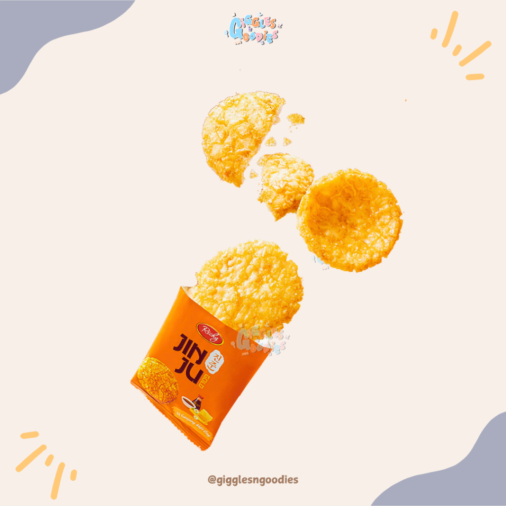 

Richy Jinju Rice Crackers Honey Flavor / Kerupuk Nasi Rasa Madu