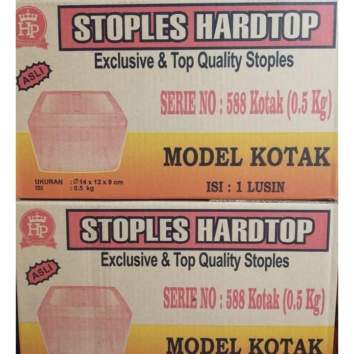 TOPLES HARDTOP 588 / TOPLES KUE KERING 500 GR / TOPLES KOTAK