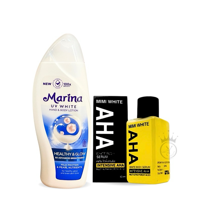 LOTION MARINA + SERUM AHA MIMI WHITE 30ml