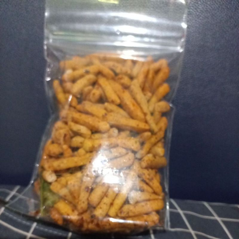 

Bastik, basreng stik pedas.