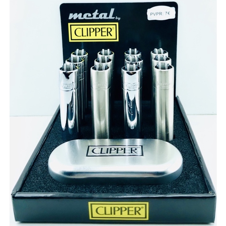 Korek Api Clipper Metal Original Spain 1 pcs