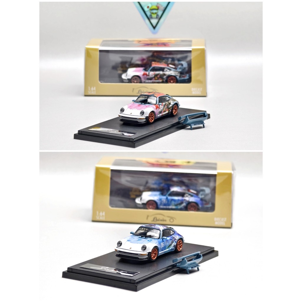 Rhino Model x Leixin Porsche RWB 930 Singer Turbo Study GT Wing Open Part Series Special Edition Gun