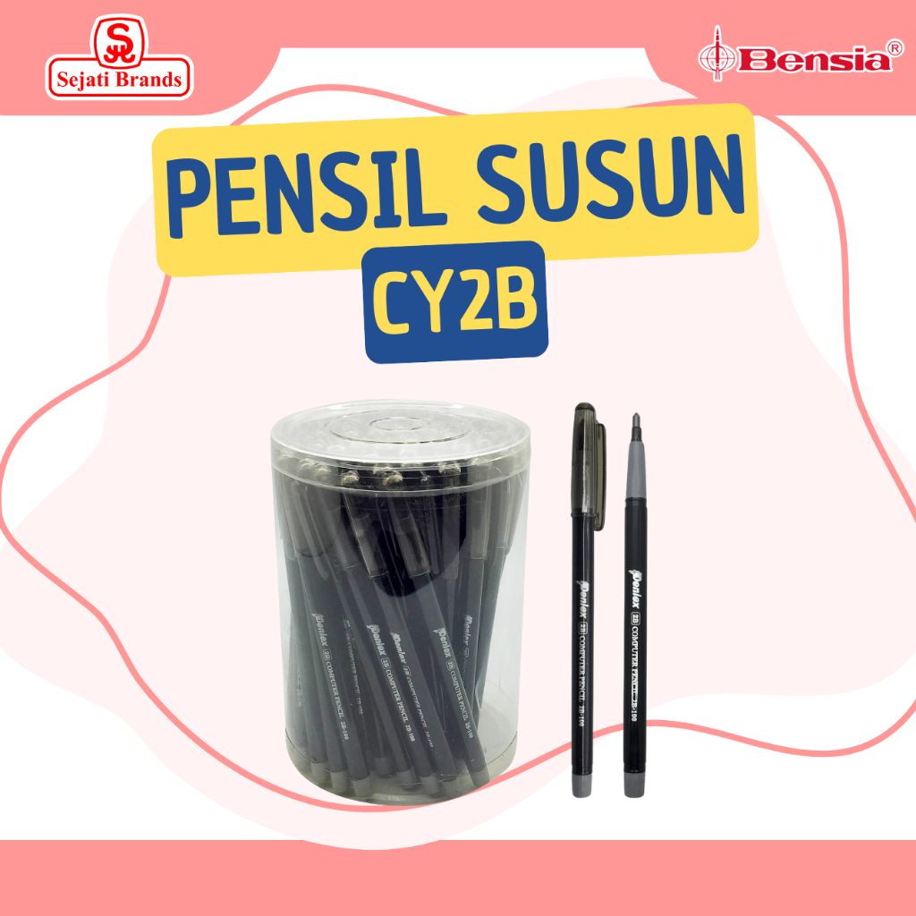 

Bensia Paket Set 6 Pc Pensil 2B Computer CY2B Penlex