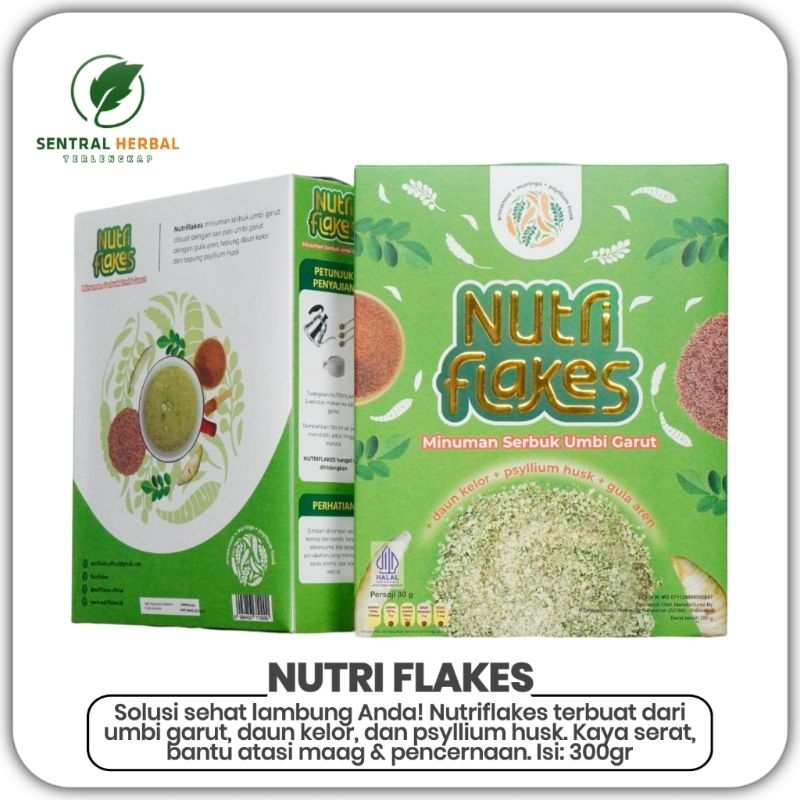 

Nutriflakes Minuman Serbuk Umbi Garut Berat Isi 280 Gram