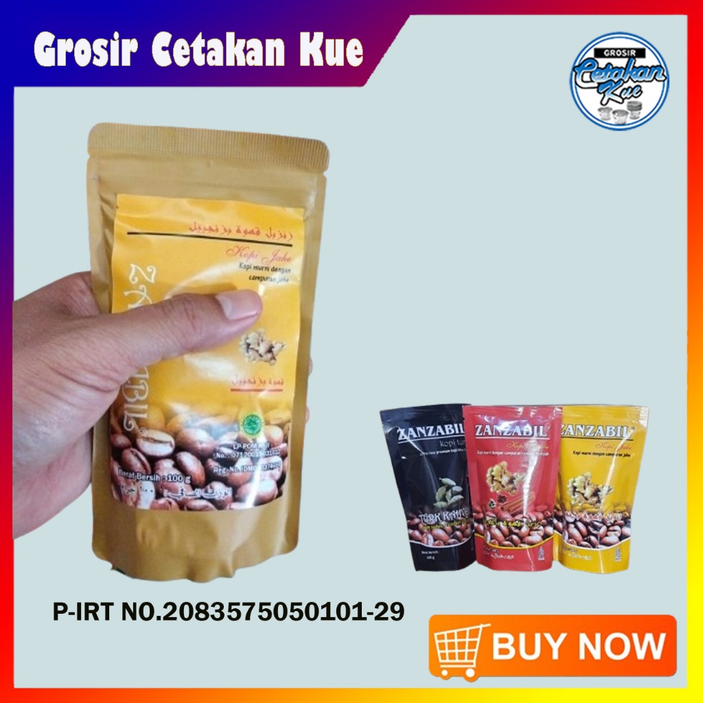 

Kopi Sachet Zanzabil 100gr Jenis Jahe Rempah Kopi Robusta