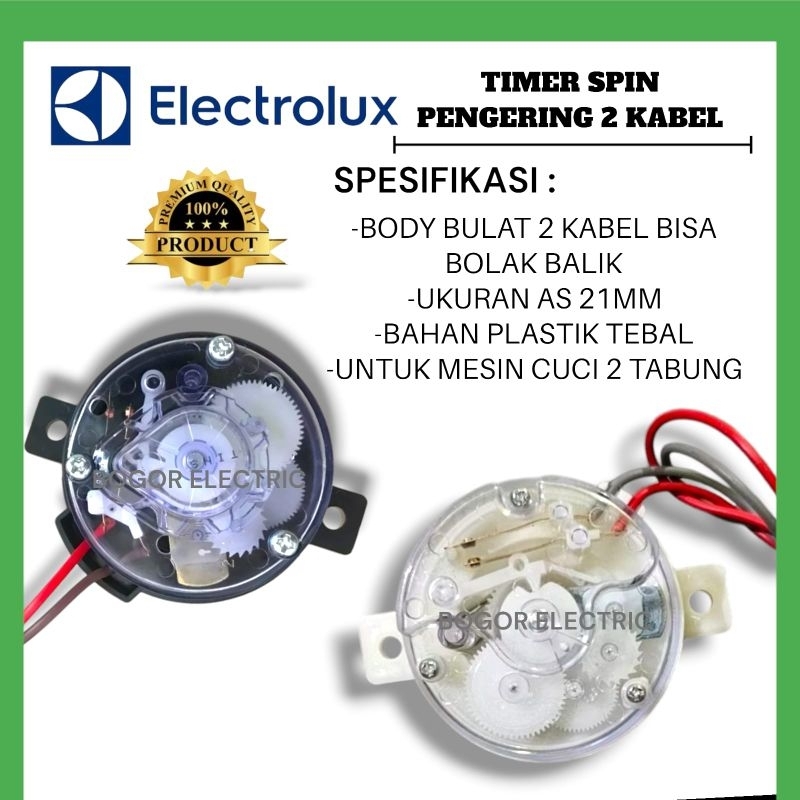 ELECTROLUX TIMER 2 KABEL MESIN CUCI ELECTROLUX | TIMER SPIN PENGERING