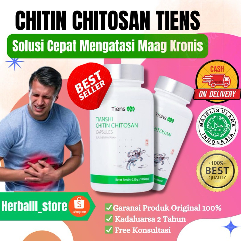 Obat Asam Lambung Kronis Maag Asam Lambung Tiens Chitin Chitosan Asam Lambung Obat Herbal Maag