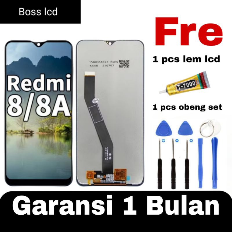 ( ORIGINAL 100% ) LCD TOUCHSCREEN XIAOMI REDMI 8 / 8A / REDMI 8A PRO COMPLETE ORIGINAL FULLSET