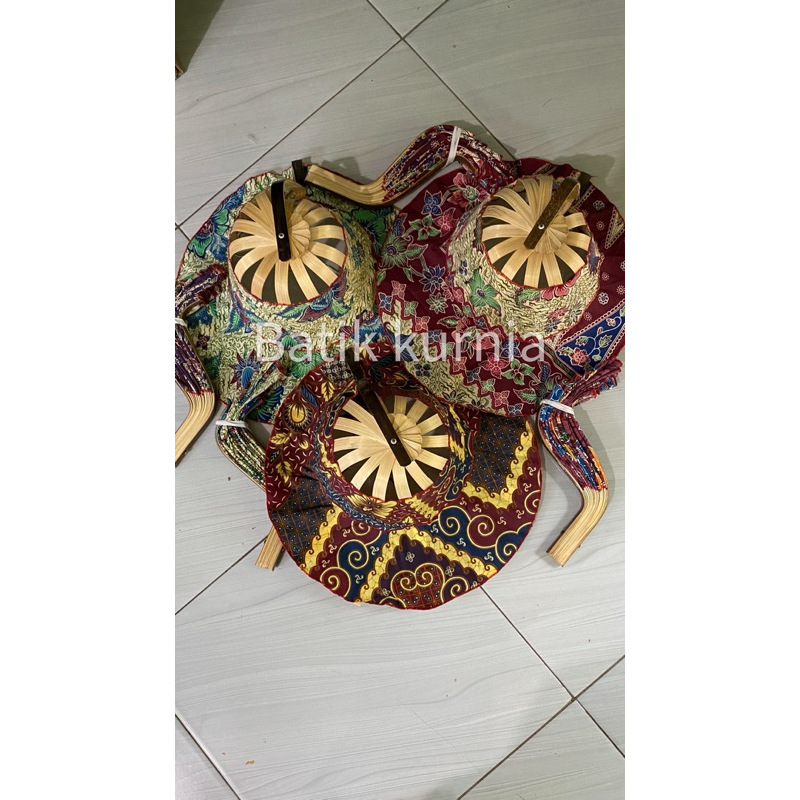 Topi batik lipat,Topi bucket lipat,Souvernir