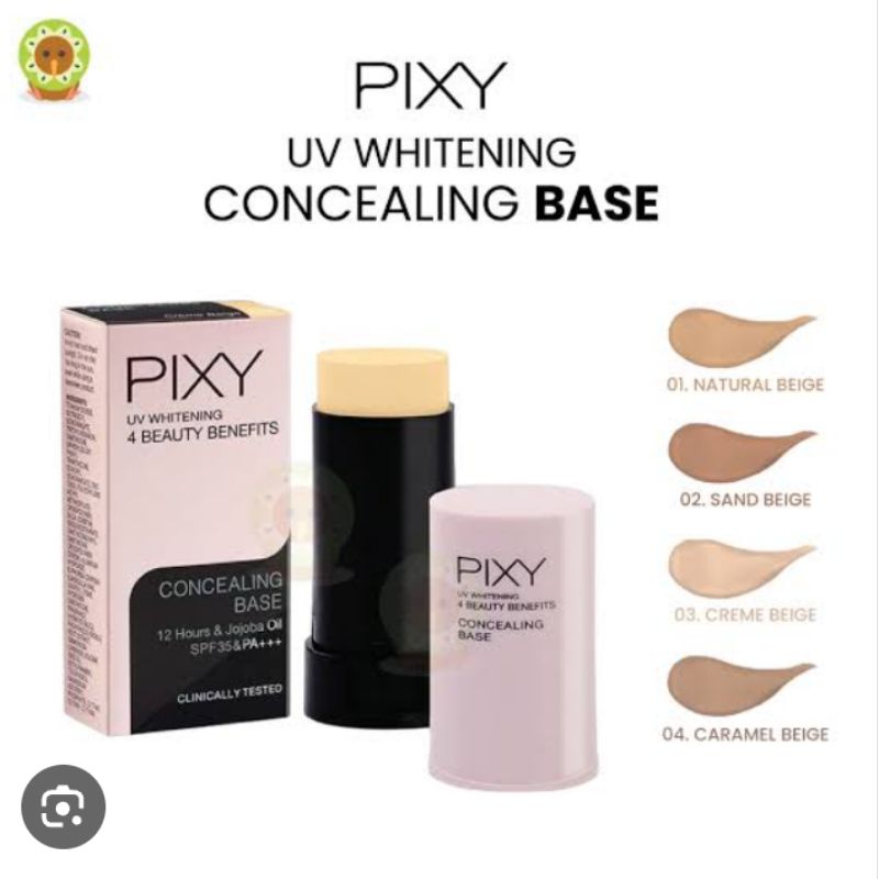 pixy concealing base/concealer pixy/foundation pixy/pixy concealing
