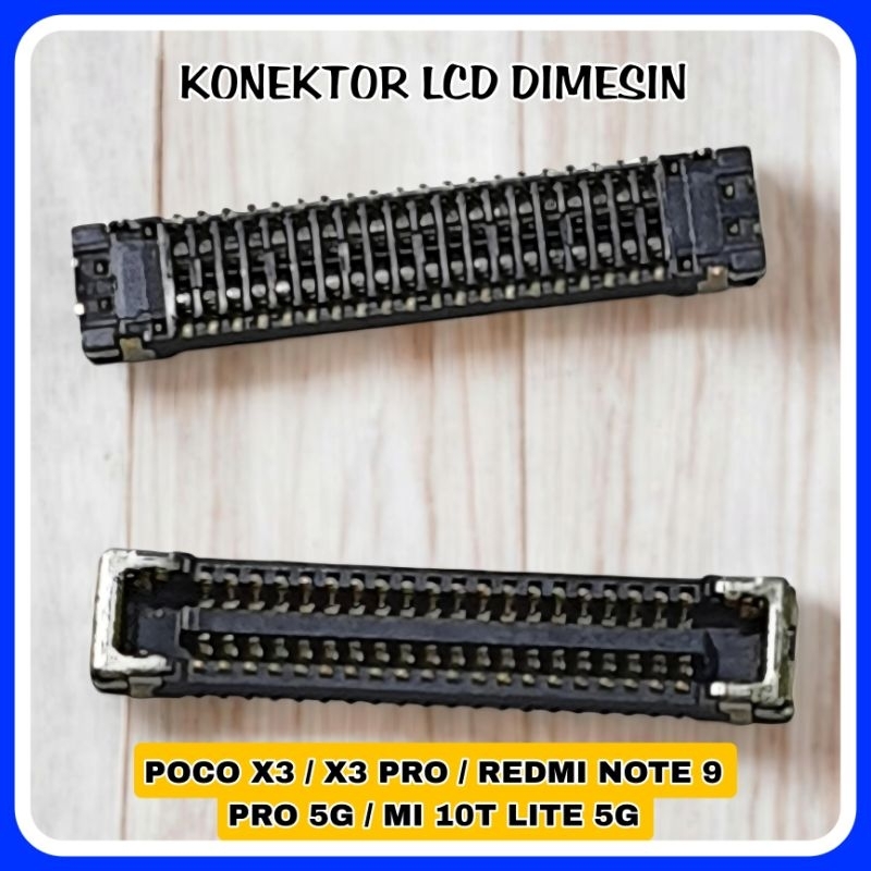 konektor lcd con pcb di mesin poco X3 / mi 10t lite 5G / note 9 pro 5G