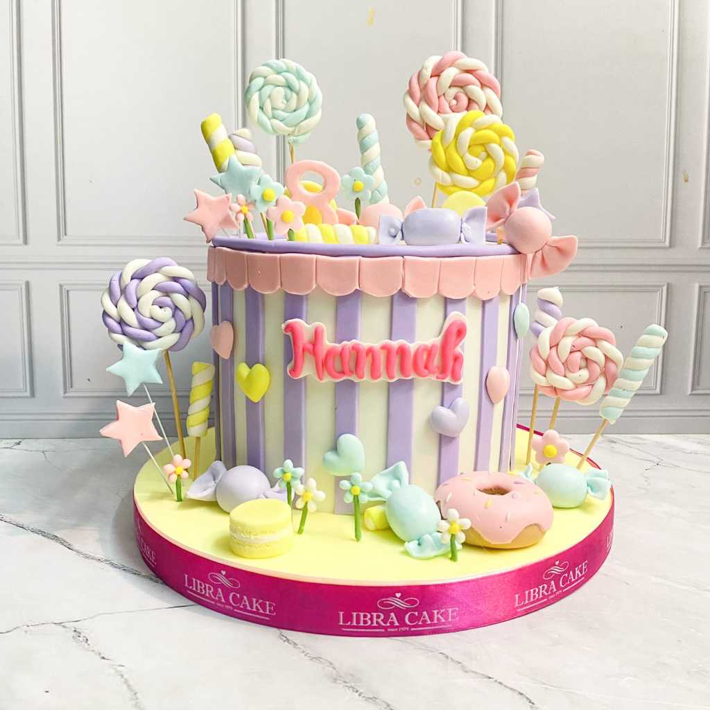 

Kue ulang tahun/Kue birthday/Cake custom birthday/Cake ultah/Kue tema Candy/Permen