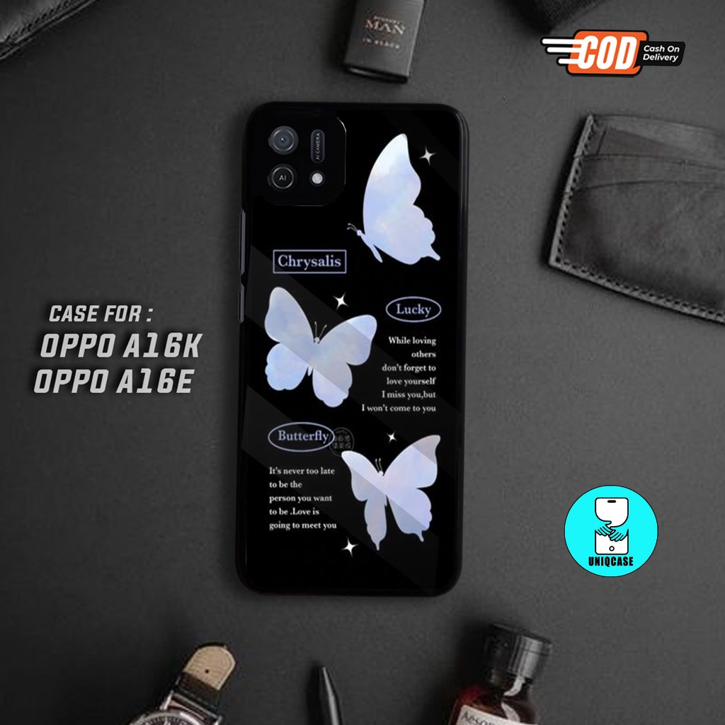 UNIQ CASE SOFTCASE GLOSSY (KACA KILAU) OPPO A16K / OPPO A16E dan ALL TYPE SMARTPHONE & ANDROID - Cas