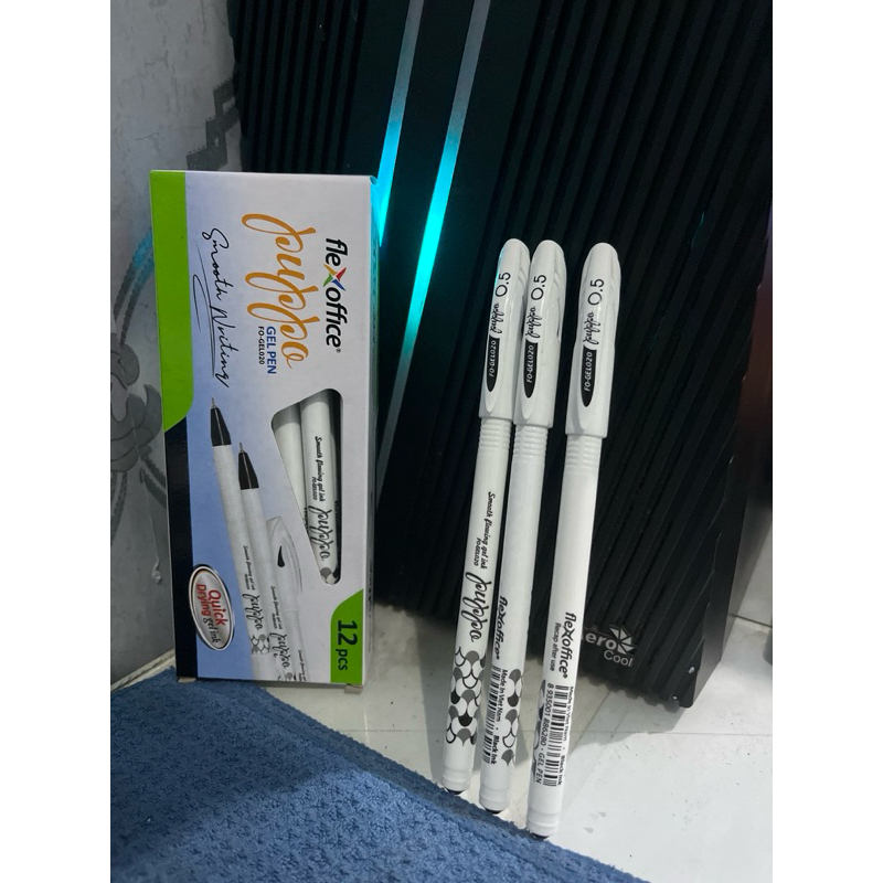 

BOLPEN / BALLPOINT FLEXOFFICE PUPPO FO-GEL020 TINTA HITAM 0.5mm
