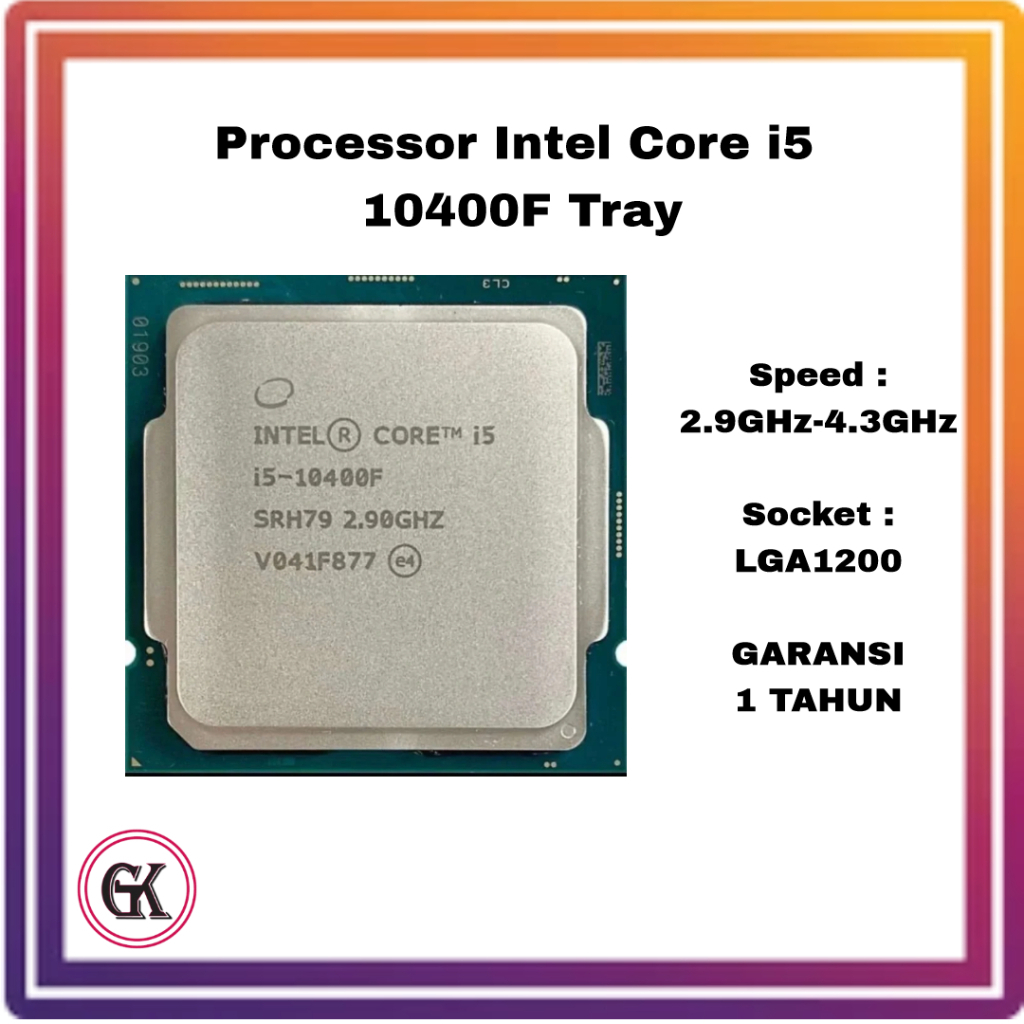Processor Intel Core I5 10400F TRAY Socket 1200