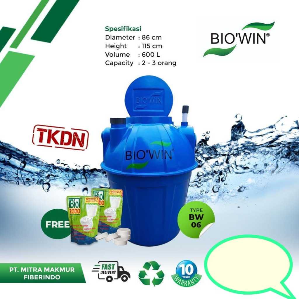 Septic Tank Bio/Septic Tank Bio Tech/600, 800, 1000, 1200 Liter