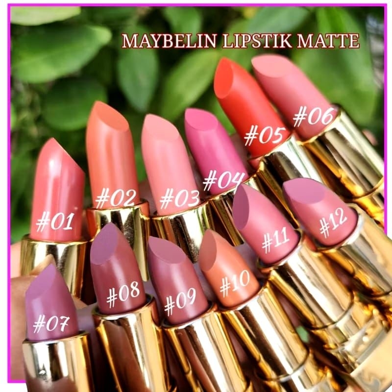 lipstick matte Maybelline batang.lipstick batang Maybelline tahan lama anti air