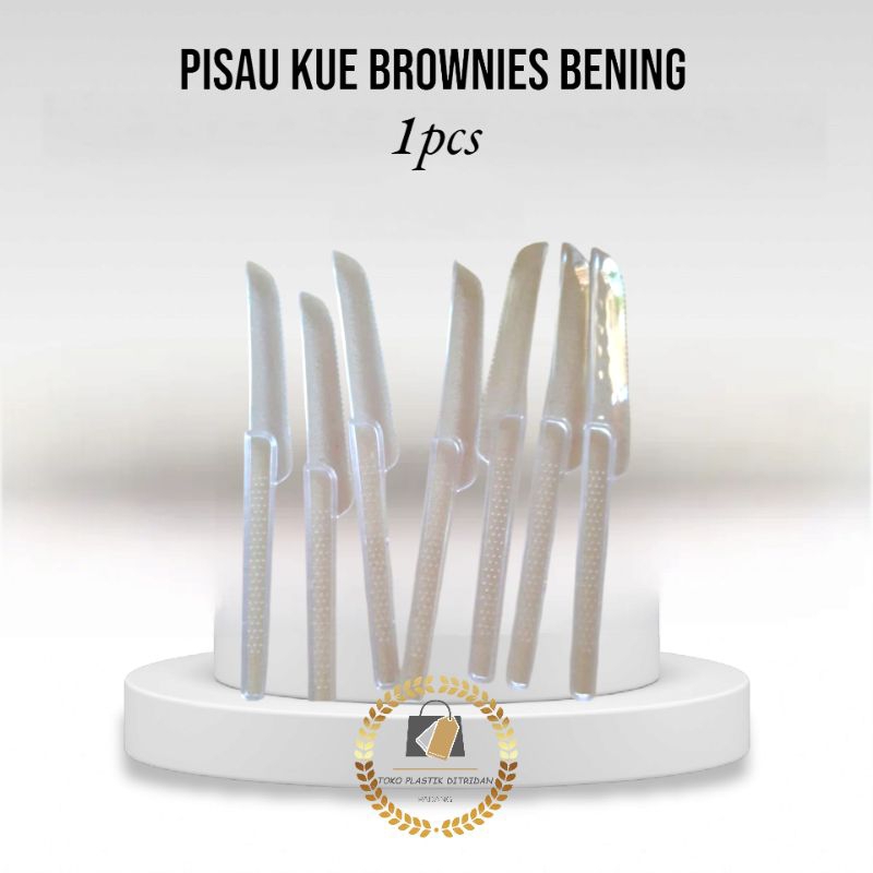 Pisau Kue Brownies Bening