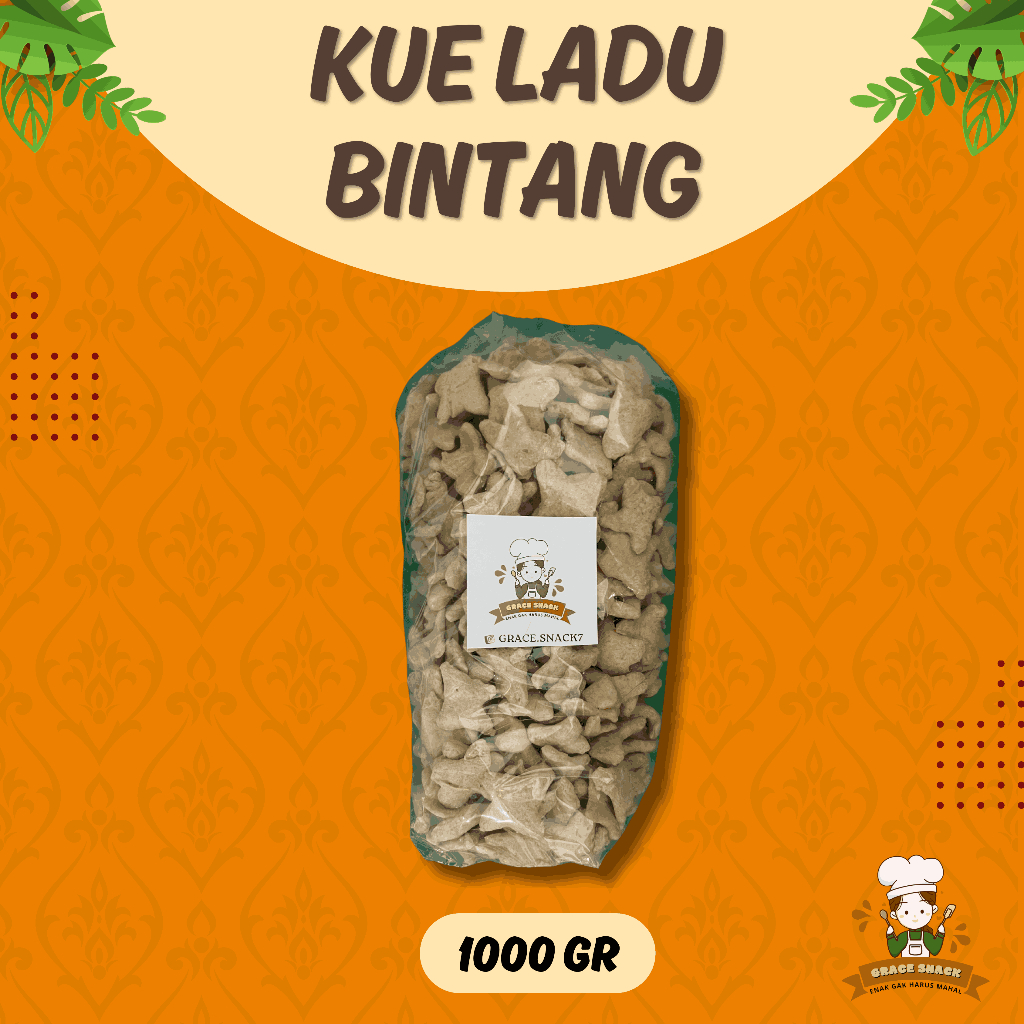 

KUE LADU BINTANG 1 KG - Grace Snack