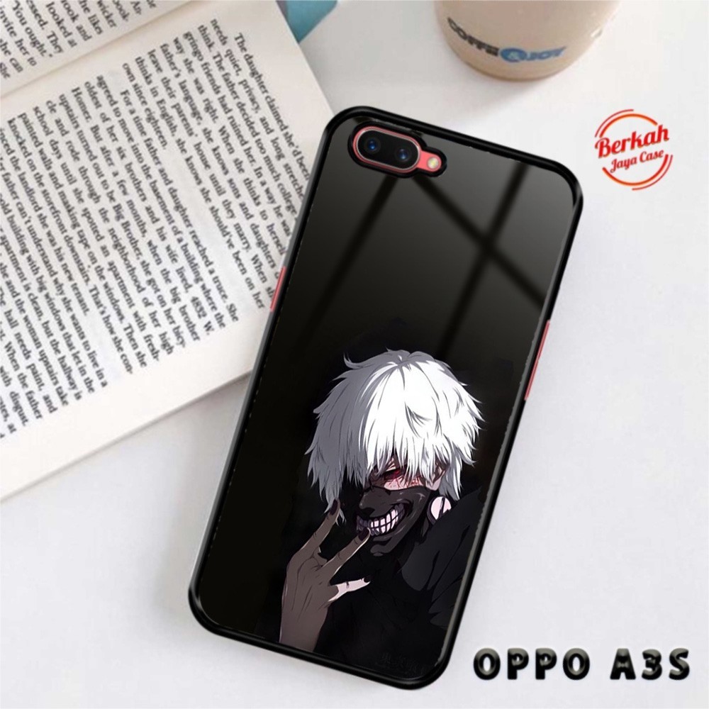 Casing Oppo A3S Terbaru Anime Kaneki Case Oppo A3s Terlaris Termurah Casing Hardcase Softcase Glosy