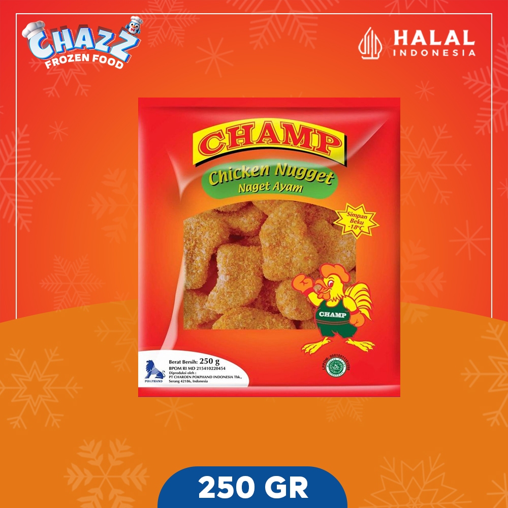 

CHAMP CHICKEN NUGGET 250GR HARGA PROMO