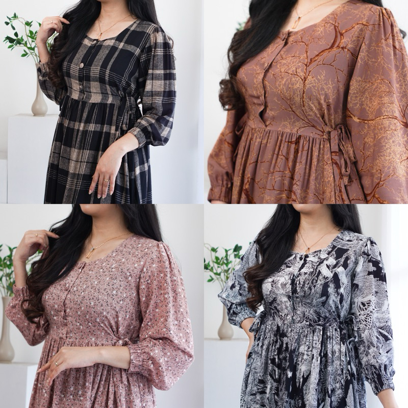 Amariel Tulsa Dress Daster Nyaman Bumil Busui Friendly