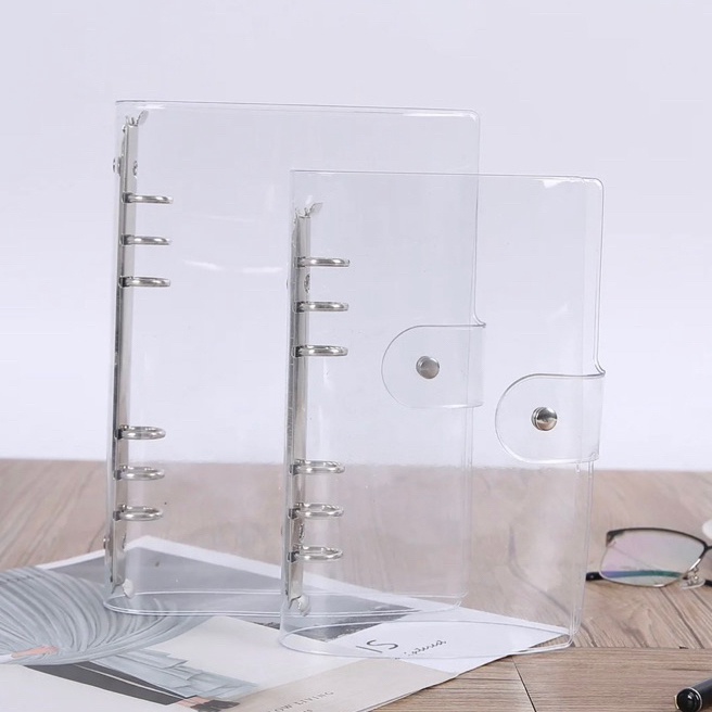 

KP8 Buku Binder Ring 6 A5 A6 Transparan