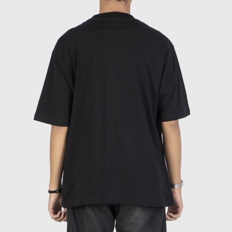 Kaos OVERSIZE t shirt combed 16s polos Hitam
