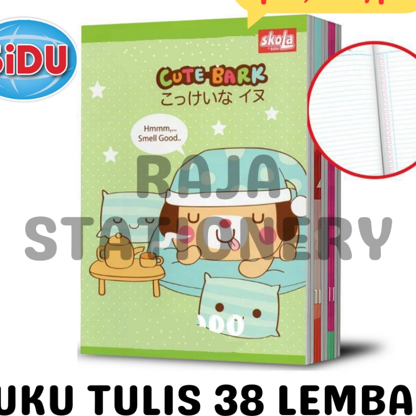 

Cepat BUKU TULIS 38 LEMBAR GARIS A5 SKOLA BY SiDU NOTEBOOK SKOLA BY SINAR DUNIA BUKU TULIS ANAK SEKOLAH PACK 1PCS