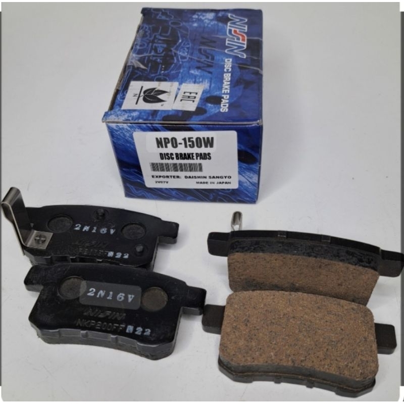 NP0-150W Kampas Rem Belakang Accord 2008/NP0-150W Brake Pad Belakang Accord 2008