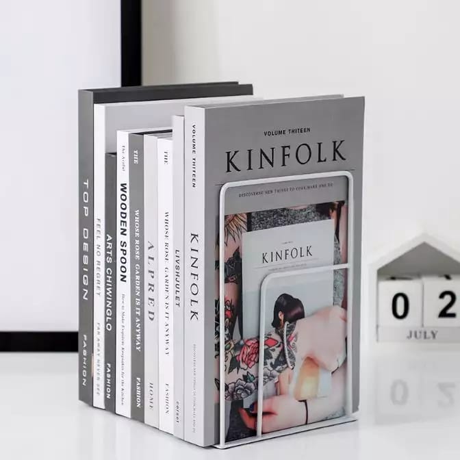

FG2 Pembatas Buku Besi Kinfolk Bookshelf 2 Pcs