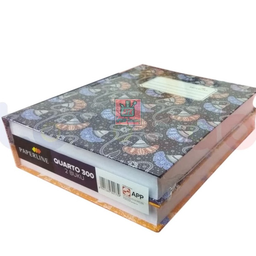 

KI3 Buku Quarto Paper3 Lembar Hard Cover Sampul Tebal