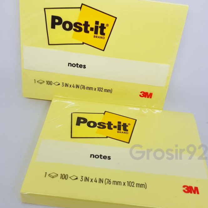 

KI3 Memo Stick Sticky Notes Post It 3M 657 Kuning