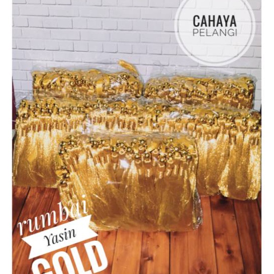 

KP8 Rumbai pita pembatas Yasin isi 1 pcs GOLD