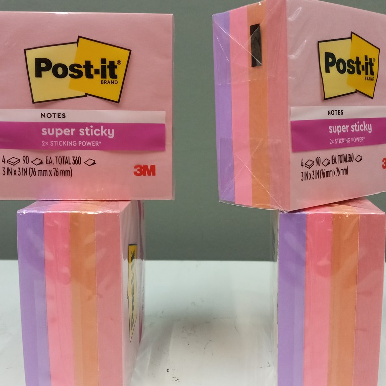 

Price 3M Post It Sticky Notes 6544SSFLA Flamingo 3 inch x 3 inch